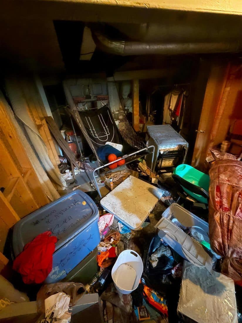 Basement Cleanout, before